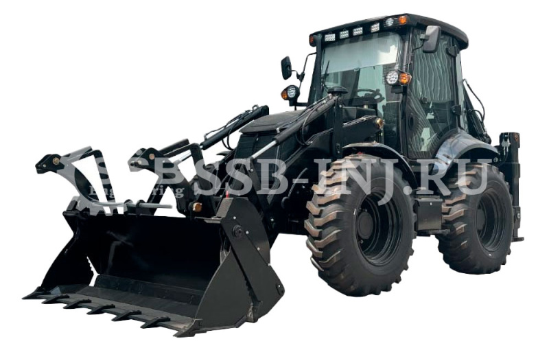 Экскаватор-погрузчик SHANMON 388H(4TX)-II CARRARO
