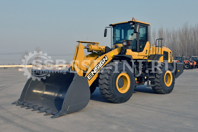 Фронтальный погрузчик Ensign YX656, дизельный двигатель Shangchai