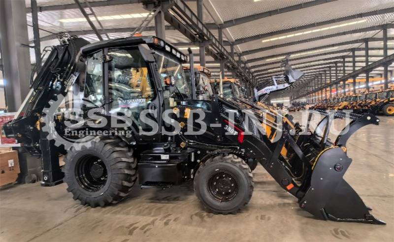Экскаватор-погрузчик SHANMON 388T CARRARO
